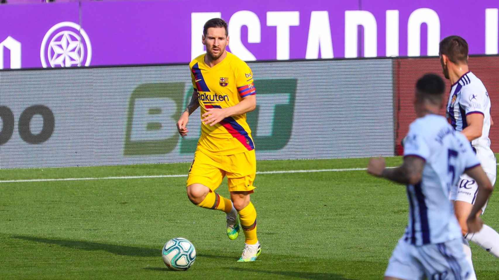 Leo Messi durante el encuentro /FCB