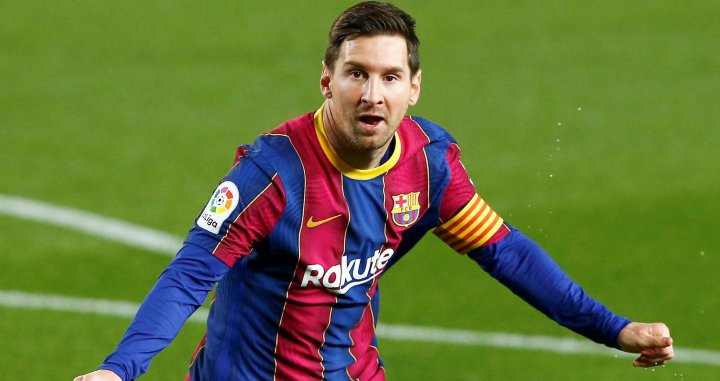 Leo Messi, celebrando un gol ante el Getafe | EFE