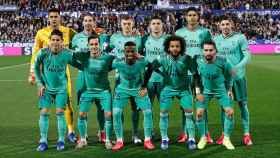 Los jugadores del Madrid luciendo la tercera equipación / REAL MADRID CF
