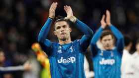 Cristiano Ronaldo al terminar un partido con la Juventus / EFE