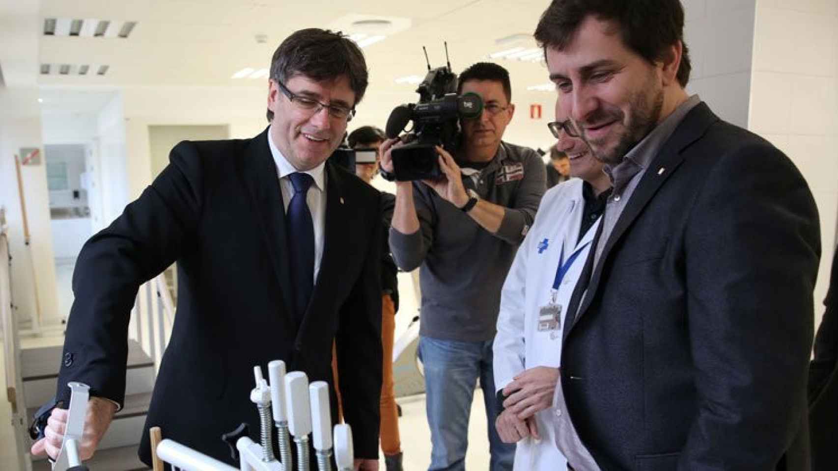 Carles Puigdemont y Toni Comín en una imagen de archivo