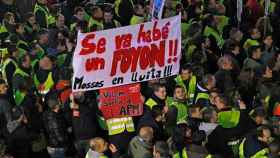 Imagen de una de las protestas de los Mossos en 2011, cuando el Govern de la Generalitat les redujo los salarios.