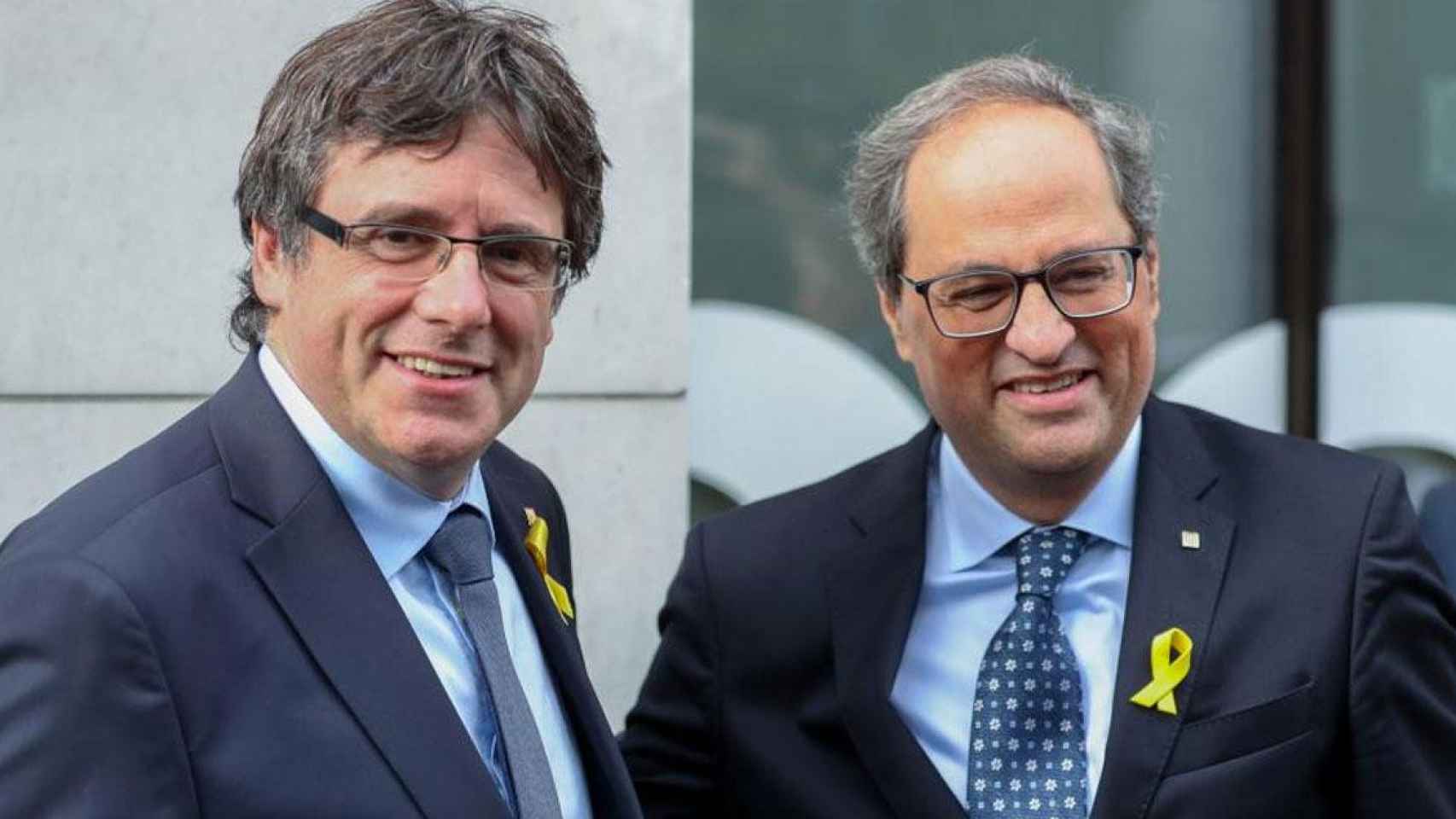 Carles Puigdemont y Quim Torra, en una imagen de archivo / EFE
