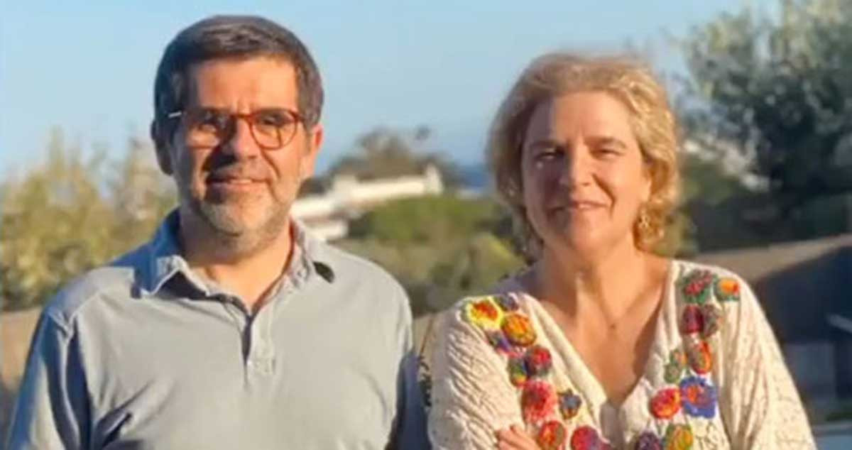 Jordi Sànchez y Pilar Rahola, en Cadaqués / @pilar_rahola (INSTAGRAM)