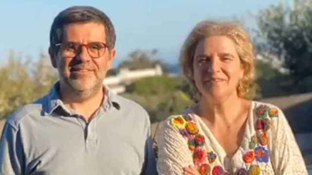 Jordi Sànchez y Pilar Rahola, en Cadaqués / @pilar_rahola (INSTAGRAM)