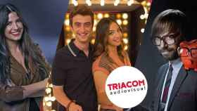 Logo de la productora Triacom e imágenes de programas de TV3 para los que presuntamente trabajaba / CG