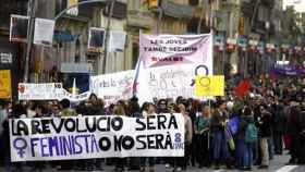 Manifestación del 8 de marzo en Barcelona contra las agresiones / EFE