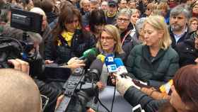 La portavoz de Junts per Catalunya, Elsa Artadi, en la manifestación de protesta por la detención de Carles Puigdemont / JXC