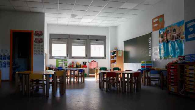 El aula de una escuela vacía y sin alumnos, para ilustrar el absentismo / EP
