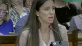 Rosa Peral, acusada del crimen de la Urbana, durante su declaración en la Audiencia de Barcelona / EFE