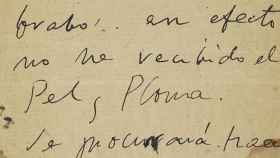 Carta de Picasso a Miquel Utrillo / EP