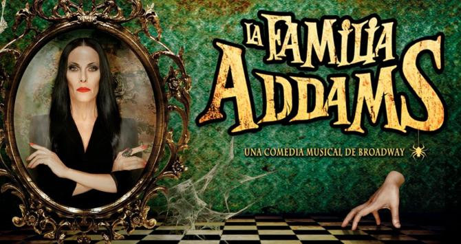 Cartel del musical La Familia Addams / TEATRE COLISEUM