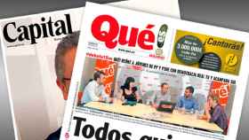 Portadas de la revista Capital y el diario Qué! / CG