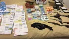 Material intervenido por la policía tras detectar la venta ilegal de medicamentos para la disfunción eréctil / POLICÍA NACIONAL