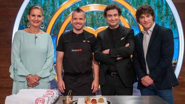 Dabiz Muñoz con el jurado de 'Masterchef' / RTVE