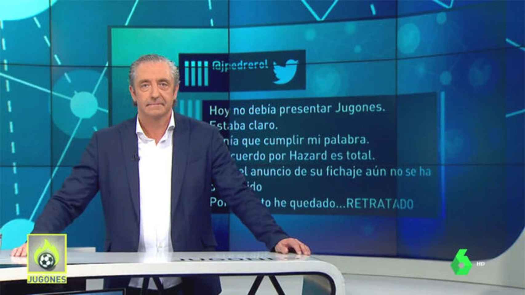 Josep Pedrerol en Jugones
