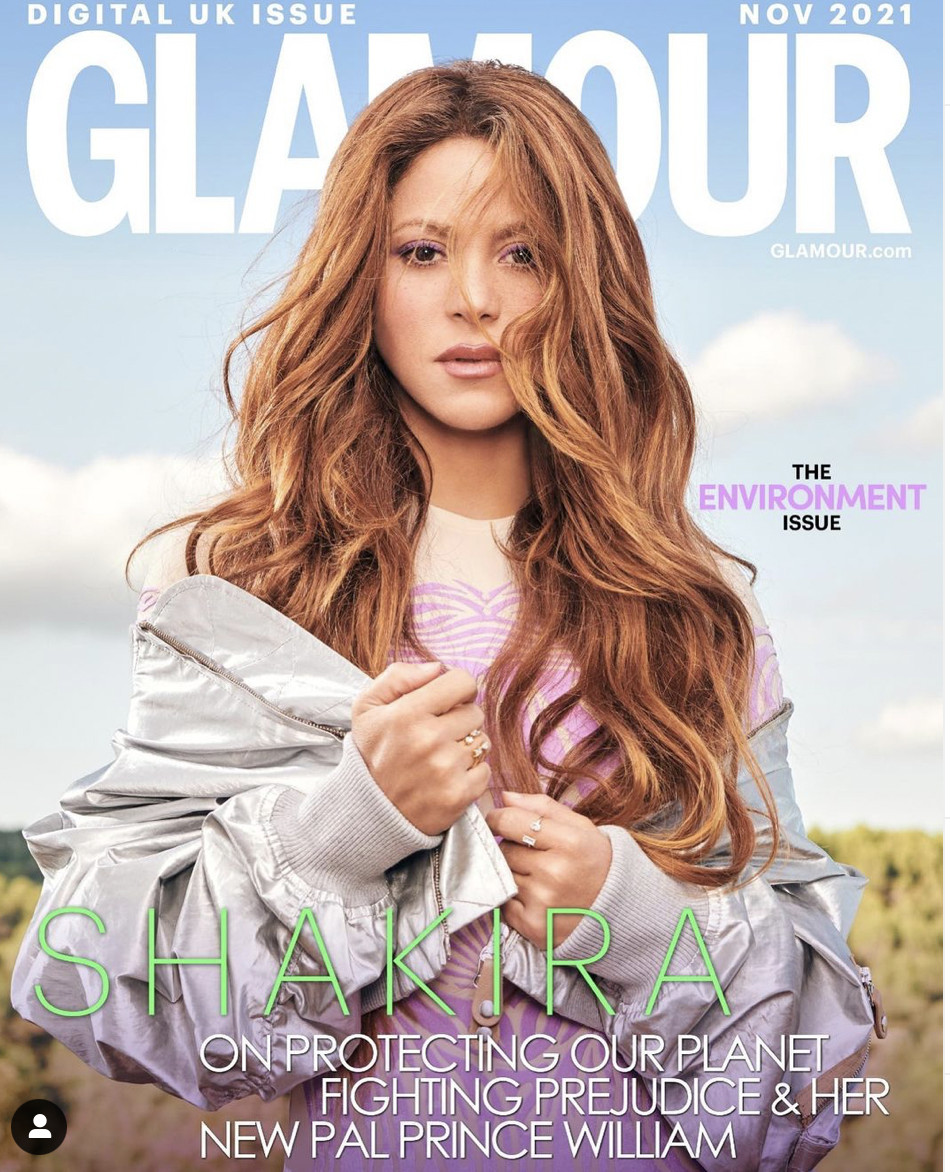Shakira, portada de la revista Glamour