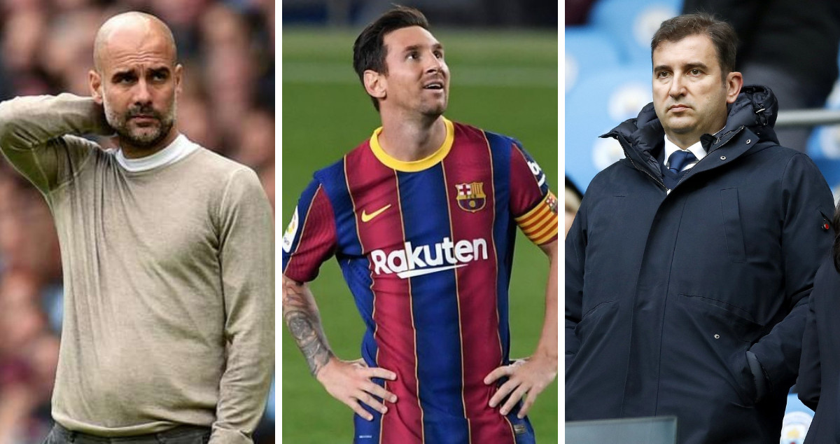 Guardiola, Messi y Soriano en un fotomontaje / Culemanía