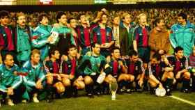 El Barça celebrando un título en el 1997 / Twitter