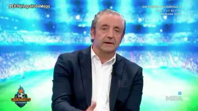 Una foto de Josep Pedrerol durante un programa de 'El Chiringuito' / MEGA