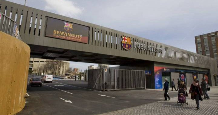 Una imagen de los aledaños del Camp Nou / Redes