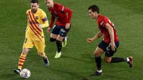 Messi contra Osasuna / EFE