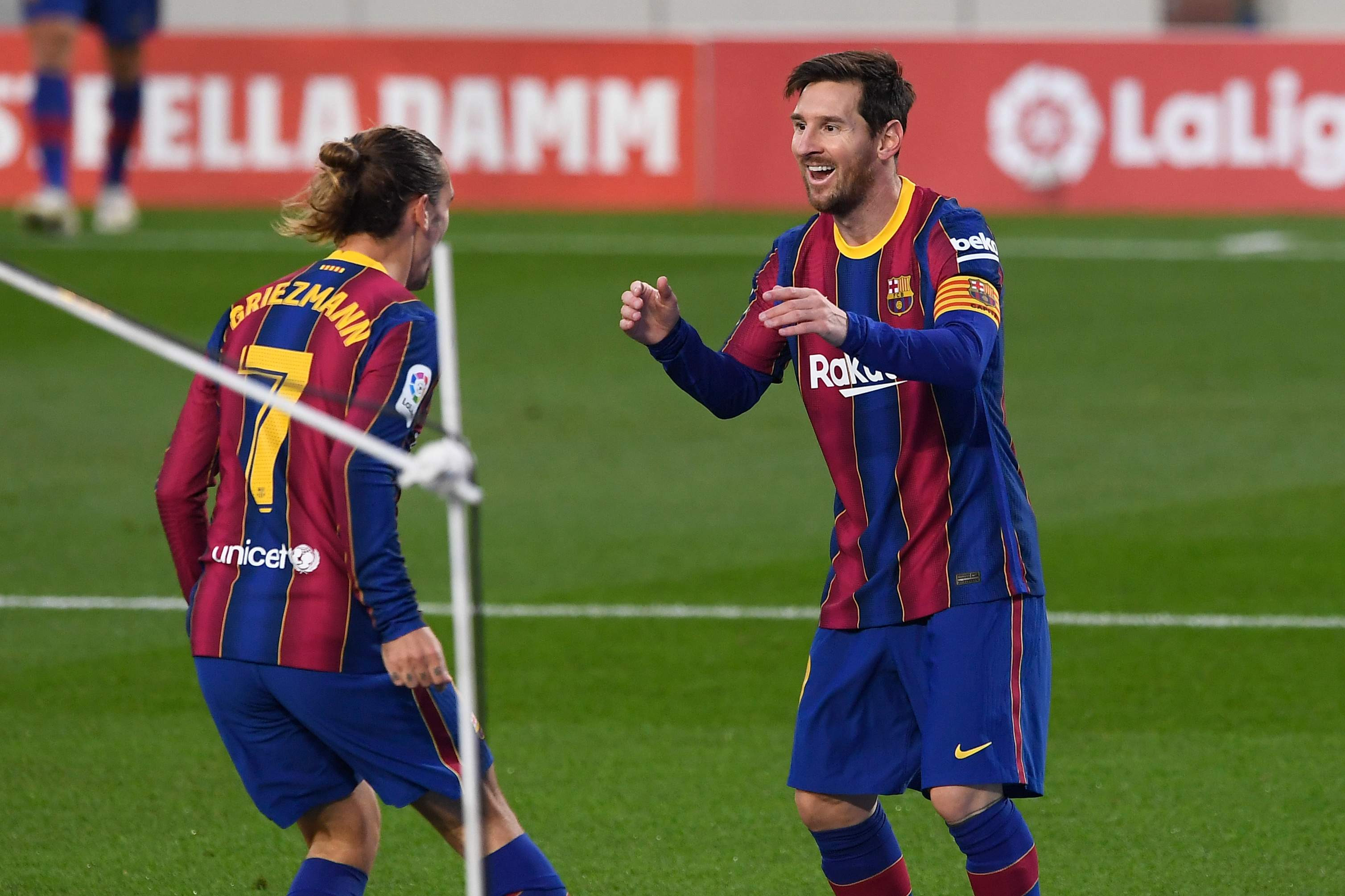 Griezmann, celebrando un gol junto a Leo Messi | REDES