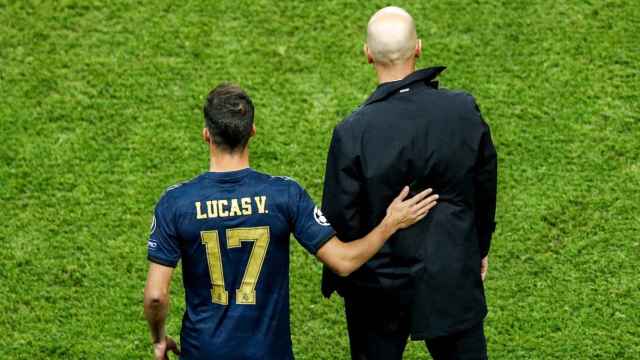 Una foto de Lucas Vázquez con Zinedine Zidane / EFE