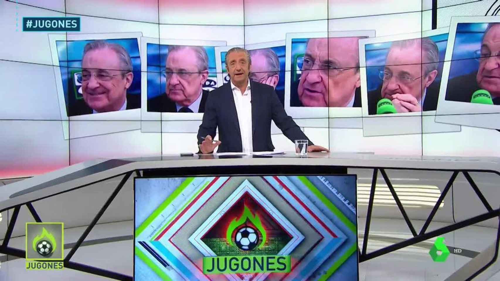 Imagen de Josep Pedrerol presentando el programa Jugones / TWITTER @ELCHIRINGUITOTV