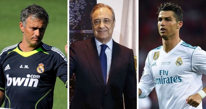 Mourinho, Florentino y Cristiano en un fotomontaje / Culemanía