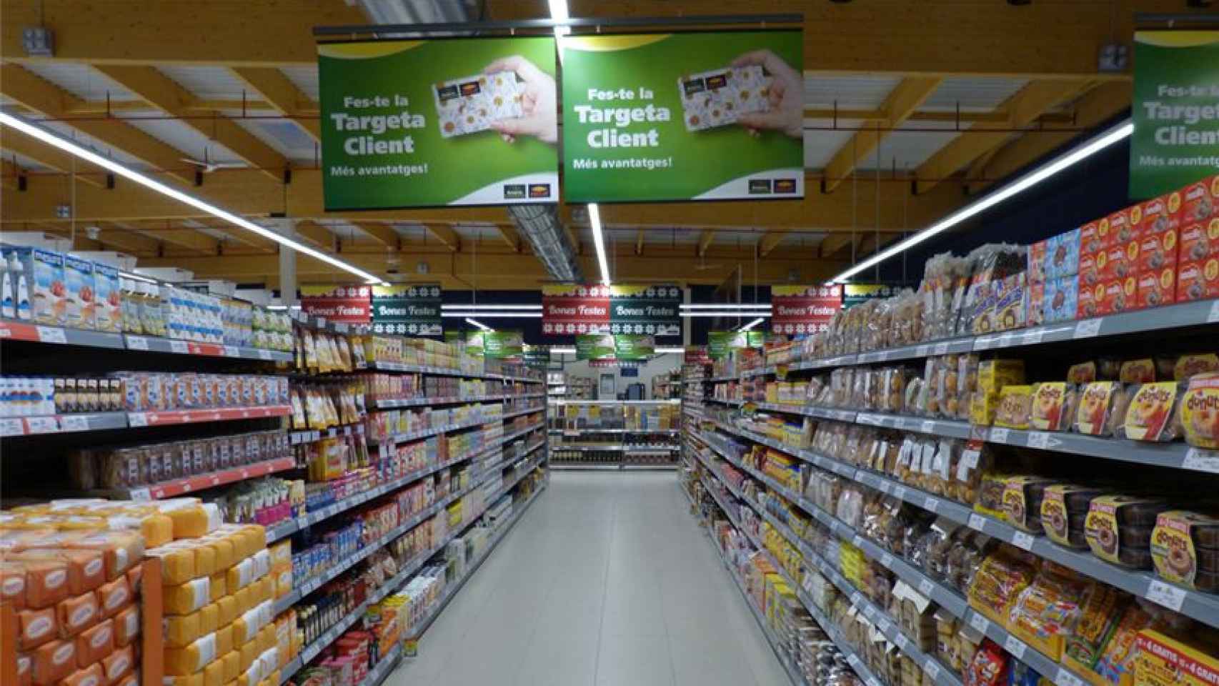 Interior de un supermercado Bon Preu, de la cadena de Joan y Josep Font, los dos hermanos a la greña / CG