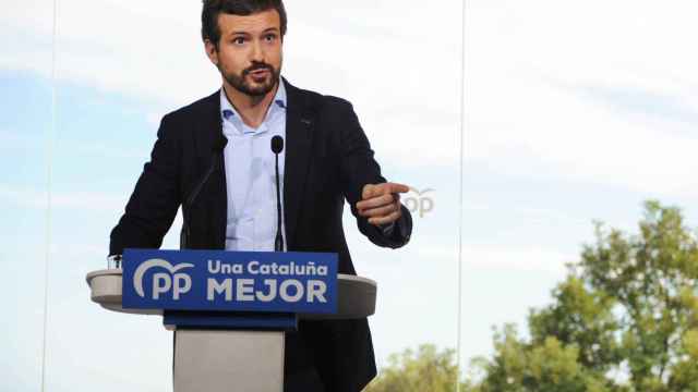 El presidente del PP, Pablo Casado / EP