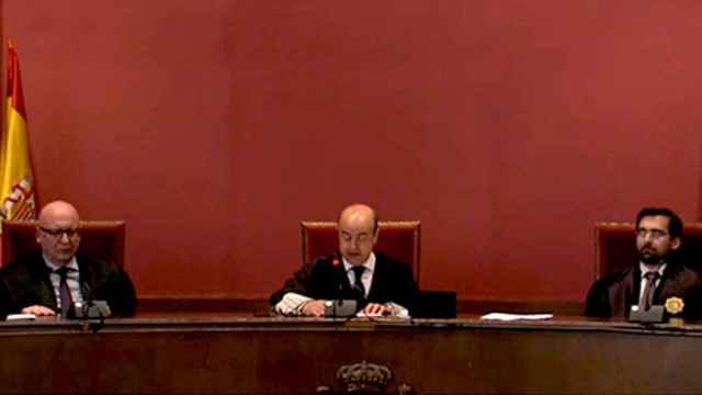 Tribunal en el momento de leer la sentencia de Artur Mas este mediodía / CG