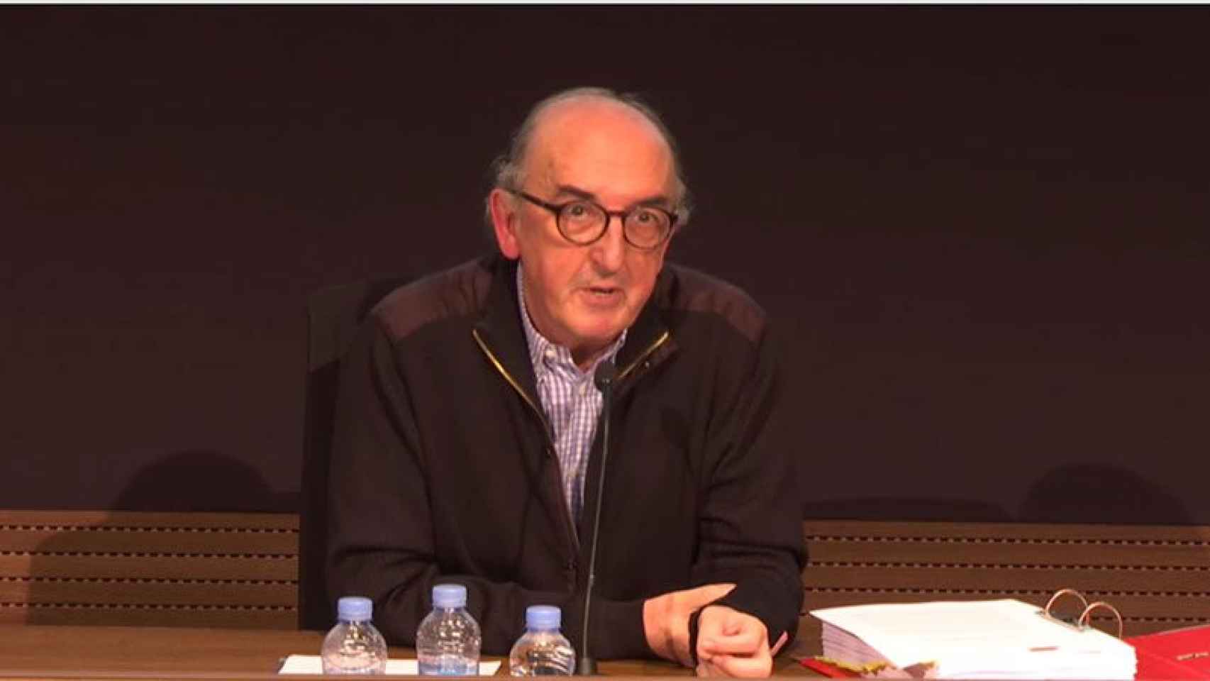 Jaume Roures, presidente de Mediapro, durante una rueda de prensa.