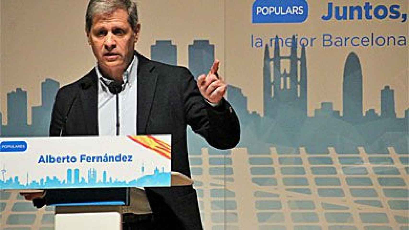 El alcaldable del PP por Barcelona, Alberto Fernández Díaz