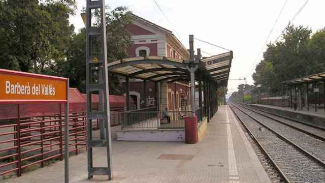 Estación de tren de Barberà del Vallès, imagen de archivo