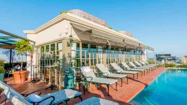 Imagen de la terraza del Hotel Palace Barcelona / Cedida