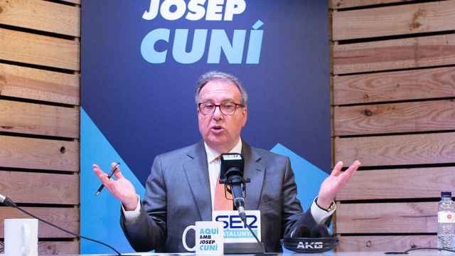 El periodista Josep Cuní en su programa de radio / EUROPA PRESS
