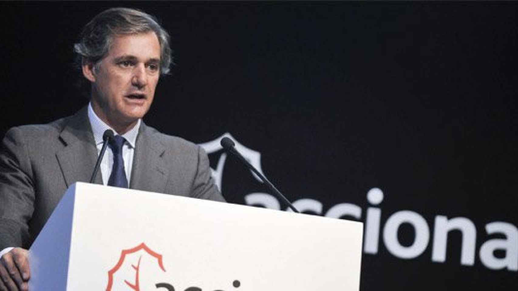 El presidente de Acciona, José Manuel Entrecanales, en una junta de accionistas / EFE