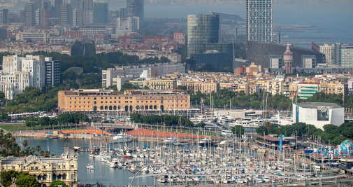 Imagen aérea del Puerto de Barcelona / CG