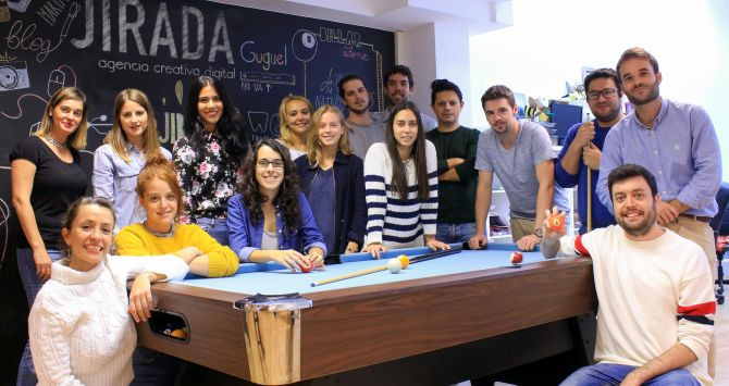 El equipo de Jirada en sus oficinas de Barcelona / CG
