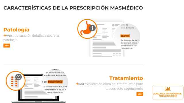 Captura de la web de MasMédico / CG