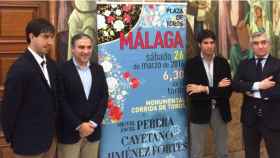Presentación del cartel de la corrida del Sábado Santo en Málaga, la primera en 22 años que no tendrá ayudas públicas.