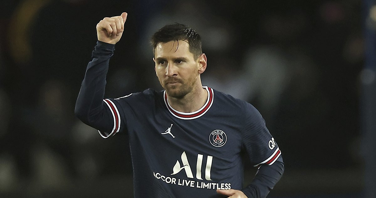 Messi, autor de dos goles, en el triunfo del PSG contra el Brujas / EFE