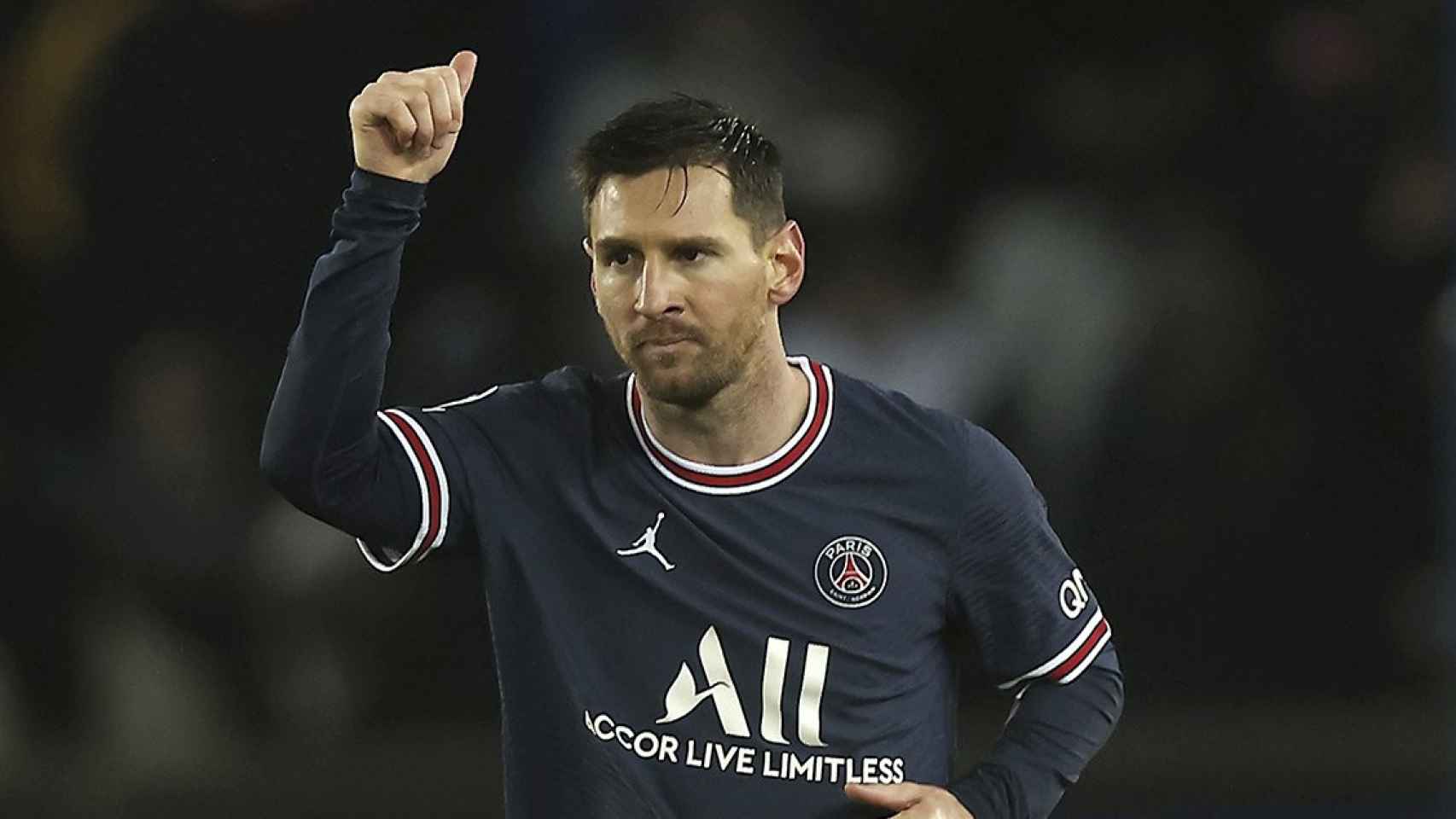 Messi, autor de dos goles, en el triunfo del PSG contra el Brujas / EFE