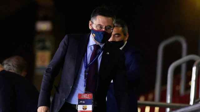 Bartomeu, en el palco del Camp Nou | EFE