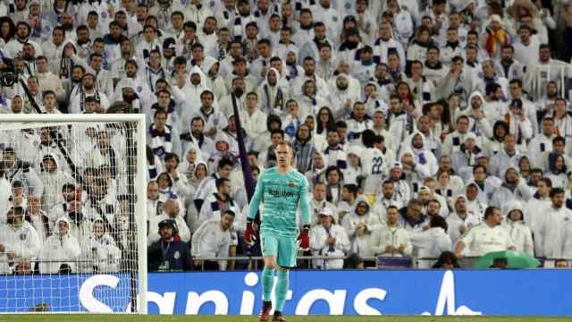 Ter Stegen, en el Santiago Bernabéu durante el clásico / FC Barcelona