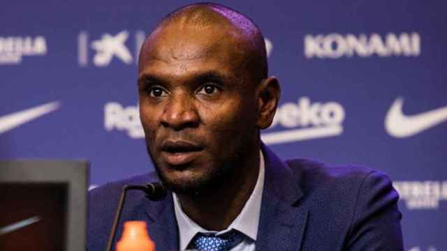 Eric Abidal, secretario técnico del Barça / EFE