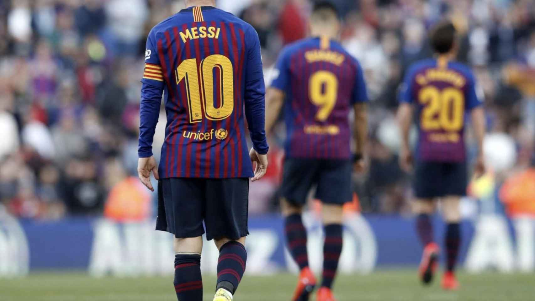 Una foto de Leo Messi durante un partido del Barça / FCB