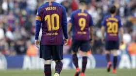Una foto de Leo Messi durante un partido del Barça / FCB